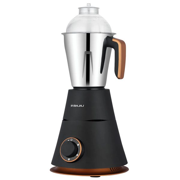 Bajaj Ninja Series Virtue, 750 Watt 4 Jar Mixer Grinder with Dura Cut Blades and Cord Winder, Black