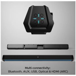 boAt Aavante Bar 2600, 300 Watts Soundbar with Wired Subwoofer, Black