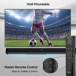 boAt Aavante Bar 2600, 300 Watts Soundbar with Wired Subwoofer, Black