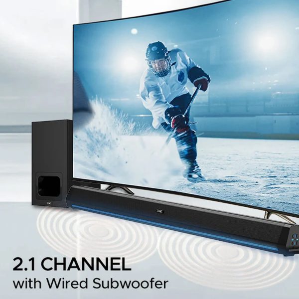 Boat Aavante Bar Quake Pro 240W Soundbar with Wireless Soundbar, Black