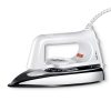 Bajaj Popular Plus Dry Iron, 750 Watts Dry Iron with Advance Soleplate and Anti Bacterial Coating, White
