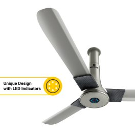 Atomberg Studio+1200MM, 48 Inch BLDC Fan Motor with Dust Resistant Coating, 100% Copper Motor, Double Sided Steel Shielding and Remote, Sand Grey