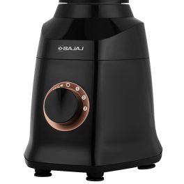 Bajaj MG Finesse, 750 Watt 3 Jar Mixer Grinder with DuraCut Blades, Jar tested as per Milatry Standards and Pulse Mode, Black