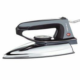 Bajaj DX2, 600 Watt Dry Iron with Advance Soleplate, Anti Bacterial Coating and Cord Organizer, Black