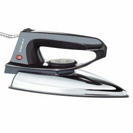 Bajaj DX2, 600 Watt Dry Iron with Advance Soleplate, Anti Bacterial Coating and Cord Organizer, Black
