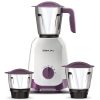Bajaj Ninja Series Notch, 500 Watt 3 Jar Mixer Grinder with Dura Cut Blades, Purple