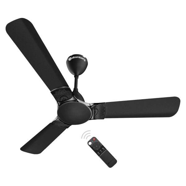 Atomberg Erica 1200, 48 Inch BLDC Ceiling Fan with Remote and Award Winning Design, Midnight Black