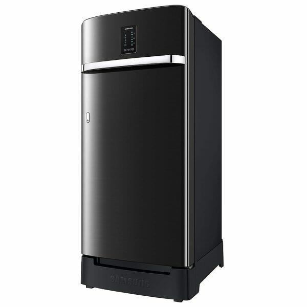Samsung 189L 5 Star Single Door Refrigerator (RR21D2F25BX, Luxe Black)