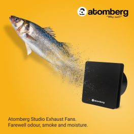 Atomberg Studio 150MM, 8 Inch BLDC Fan Motor with 100% Copper and Silent Operation, Black
