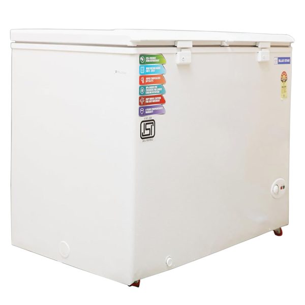 Bluestar CF5-330NEYW 300 Litre 5 Star Deep Freezer, White