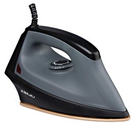 Bajaj Herculo Iron, 1100 Watts Heavy Weight Dry Iron with Anti Bacterial and Non Stick Coating, Grey