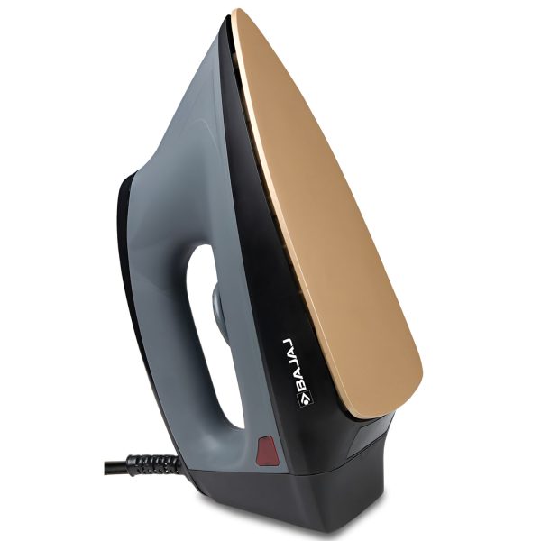 Bajaj Herculo Iron, 1100 Watts Heavy Weight Dry Iron with Anti Bacterial and Non Stick Coating, Grey