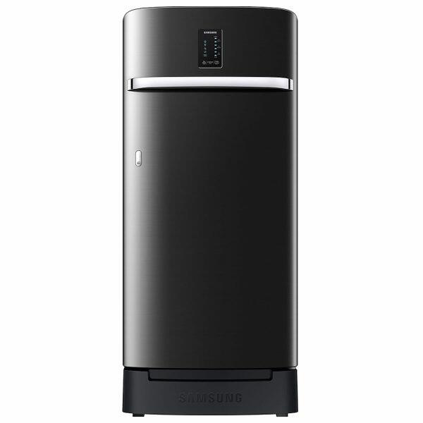 Samsung 189L 5 Star Single Door Refrigerator (RR21D2F25BX, Luxe Black)