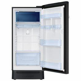 Samsung 189L 5 Star Single Door Refrigerator (RR21D2F25BX, Luxe Black)