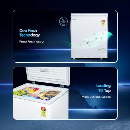 Haier HFC-230SM5 218 Litre Convertible Single Door Deep Freezer with 5 star Rating, White