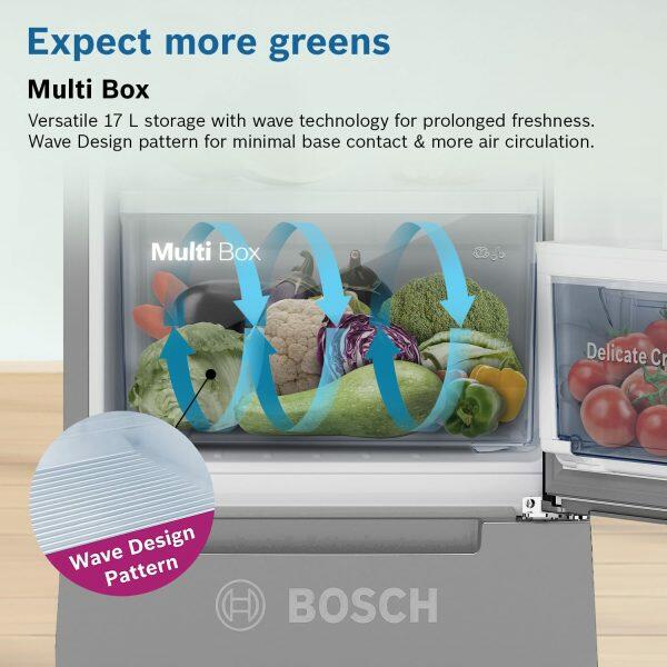 Bosch CST20S25PI, 207 Litre 5 Star Fine Steel