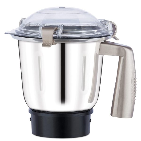 Bajaj Herculo,1000 Watt 3 Jar Mixer Grinder with Lid Locking, Nutri Pro Feature and Multi Function Blades, Coffee Brown