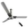 Atomberg Studio+1200MM, 48 Inch BLDC Fan Motor with Dust Resistant Coating, 100% Copper Motor, Double Sided Steel Shielding and Remote, Sand Grey