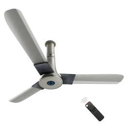 Atomberg Studio+1200MM, 48 Inch BLDC Fan Motor with Dust Resistant Coating, 100% Copper Motor, Double Sided Steel Shielding and Remote, Sand Grey