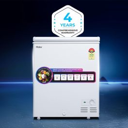 Haier HFC-230SM5 218 Litre Convertible Single Door Deep Freezer with 5 star Rating, White