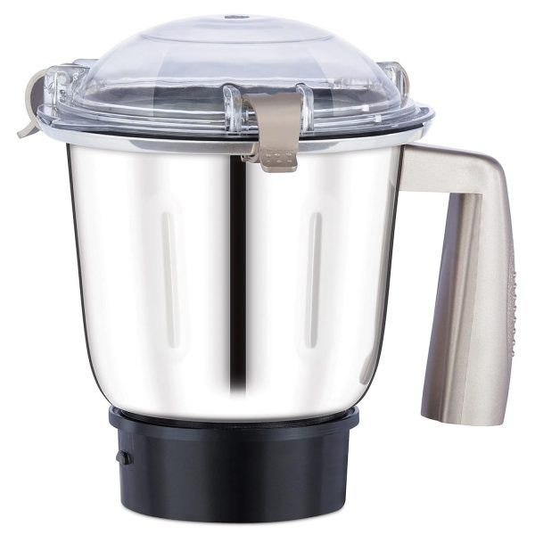 Bajaj Herculo,1000 Watt 3 Jar Mixer Grinder with Lid Locking, Nutri Pro Feature and Multi Function Blades, Coffee Brown