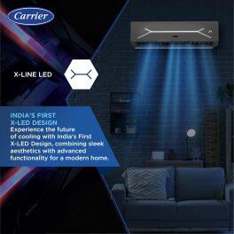 Carrier 18K 5S Xcel 1.5 Ton 5 Star Inverter AC with Wi-Fi & 6-in-1 Convertible, White