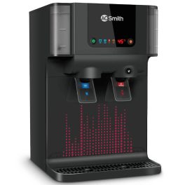 AO Smith Intelli Pro, UV+UF+SCMT Hot & Cold Water Purifier with 6 Stage Purification, Dual Pass UV Chamber and Food Grade UV Member, Black