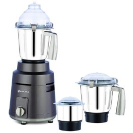 Bajaj Herculo,1000 Watt 3 Jar Mixer Grinder with Lid Locking, Nutri Pro Feature and Multi Function Blades, Coffee Brown