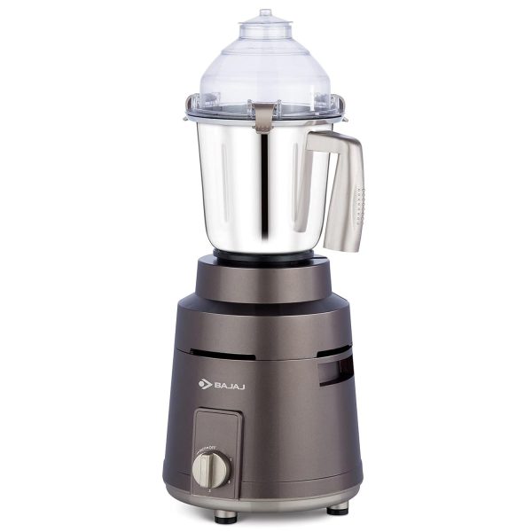 Bajaj Herculo,1000 Watt 3 Jar Mixer Grinder with Lid Locking, Nutri Pro Feature and Multi Function Blades, Coffee Brown