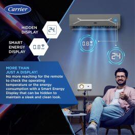 Carrier 18K 5S Xcel 1.5 Ton 5 Star Inverter AC with Wi-Fi & 6-in-1 Convertible, White