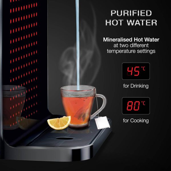AO Smith Intelli Pro, UV+UF+SCMT Hot & Cold Water Purifier with 6 Stage Purification, Dual Pass UV Chamber and Food Grade UV Member, White