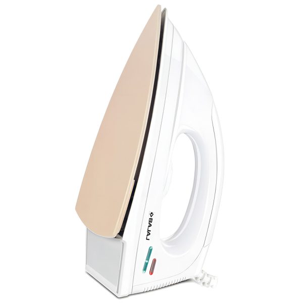 Bajaj DX7, 1000 Watts Dry Iron with Advance Soleplate and 360 Degree Swivel Cord, White