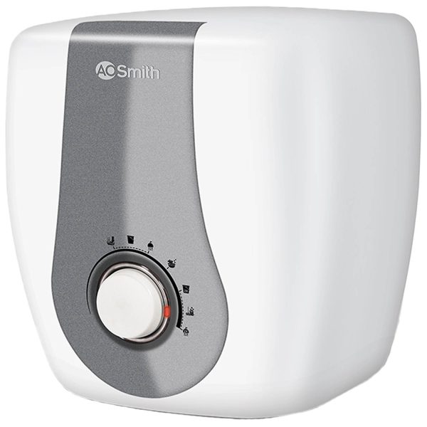 AO Smith Finesse, 6 Litre Storage Water Heater with 5 Star Rating, Smart Modes and 8 Bar Pressure, White