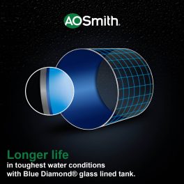 AO Smith Finesse, 6 Litre Storage Water Heater with 5 Star Rating, Smart Modes and 8 Bar Pressure, White