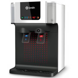 AO Smith Intelli Pro, UV+UF+SCMT Hot & Cold Water Purifier with 6 Stage Purification, Dual Pass UV Chamber and Food Grade UV Member, White