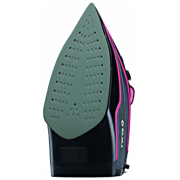 Bajaj MX35N, 2000 Watt Steam Iron with Steam Burst and Non Stick Coated SolePlate, Black)
