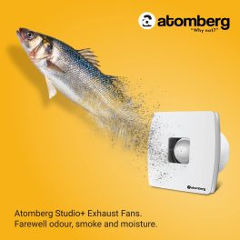 Atomberg Studio 150MM, 8 Inch BLDC Fan Motor with 100% Copper and Silent Operation, White