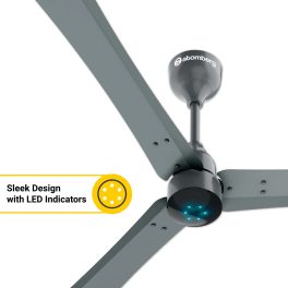 Atomberg Renesa+ 900, 36 Inch BLDC Ceiling Fan with Remote Control and LED Indicators, Sand Grey