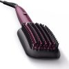 Philips BHH730, Hair Straightening Brush with Silk Protect Technology, Keratin Infused Cermaic Coating and 200 Celcius temperature for effective Styling, Dark Wine