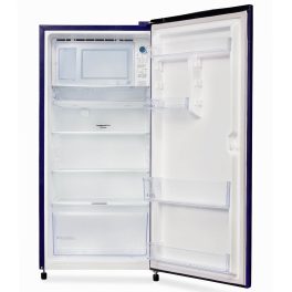 Voltas Beko RDC208E/S0PBE, 175 Litre 1 Star Single Door Refrigerator with Fresh Box and Stabilizer Free Operation, Peony Blue