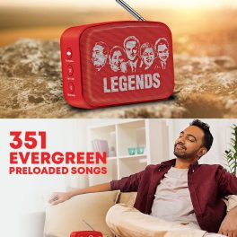 Saregama Carvaan Mini Hindi 2.0, Sunset Red