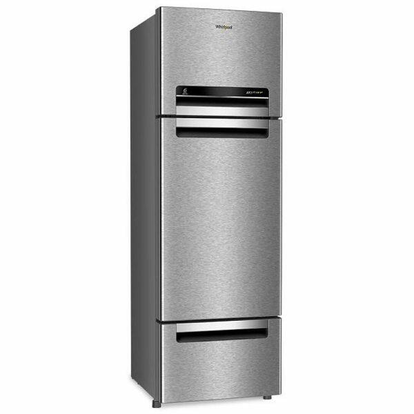 Whirlpool FP 283D PROTTON ROY, 228 Ltr, Frost Free Triple-Door Refrigerator, 10 Years Warranty on Compressor, Alpha STEEL