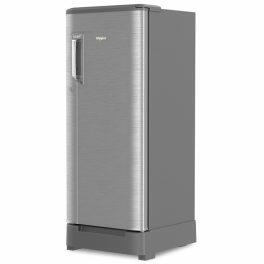 Whirlpool 205 IMPC ROY, 184 L 3 Star Ice-magic Pro Inverter Direct-Cool Single Door Refrigerator, With Base Drawer, 10 Years Warranty on Compressor, Lumina Steel