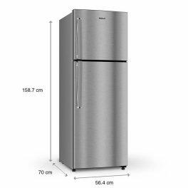Whirlpool NEO278LHCLSPLS, 235 L 1 Star Frost Free Double Door Refrigerator, Freezer 56 Ltr, 10 Years Warranty on Compressor, Athena Steel