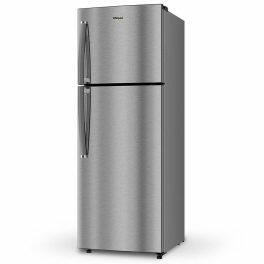 Whirlpool NEO278LHCLSPLS, 235 L 1 Star Frost Free Double Door Refrigerator, Freezer 56 Ltr, 10 Years Warranty on Compressor, Athena Steel