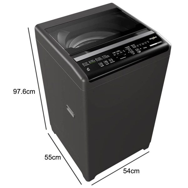 Whirlpool 7.5KG Top Load Machine (Premier GENX 7.5, Grey)
