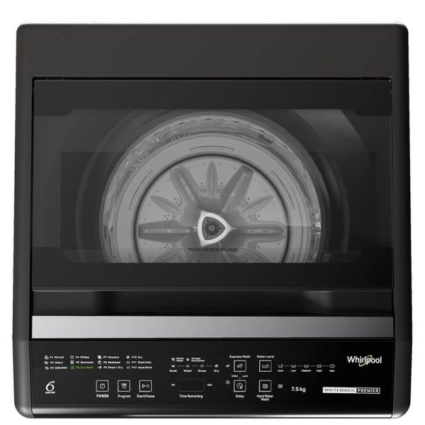 Whirlpool 7.5KG Top Load Machine (Premier GENX 7.5, Grey)