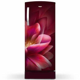 Whirlpool 215 IMPRO ROY, 192 L 3 Star Icemagic Pro Inverter Direct-Cool Single Door Refrigerator, With Base Drawer, Wine Forest