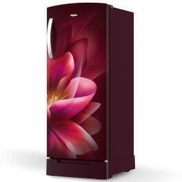 Whirlpool 215 IMPRO ROY, 192 L 3 Star Icemagic Pro Inverter Direct-Cool Single Door Refrigerator, With Base Drawer, Wine Forest