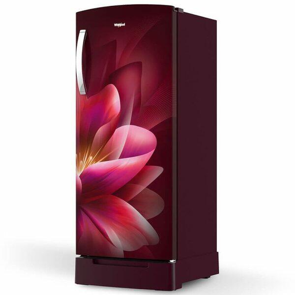 Whirlpool 215 IMPRO ROY, 192 L 3 Star Icemagic Pro Inverter Direct-Cool Single Door Refrigerator, With Base Drawer, Wine Forest